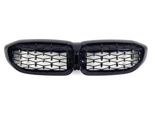 Решітка радіатора на BMW 3 G20, G21 2018-2022 Diamond Black 429105 фото