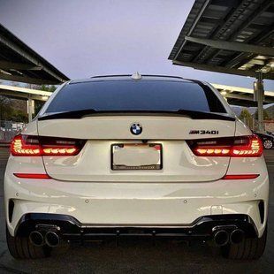 Карбоновий спойлер на BMW 3 G20 2018- M4 Style 429472 фото