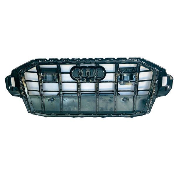 Решетка радиатора на Audi Q7 2020- в стиле SQ7 Black под радары 430073 фото