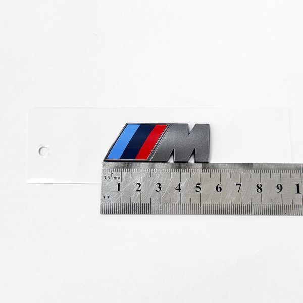 Автологотип емблема напис BMW M 55мм Performance графіт 523392 фото