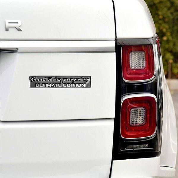 Автологотип емблема напис Range Rover Autobiography Ultimate Edition чорний 227080 фото
