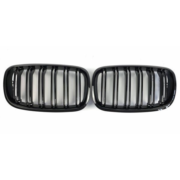 Решітка радіатора на BMW X5 E70, X6 E71 2007-2014 M-Look Black 175705 фото