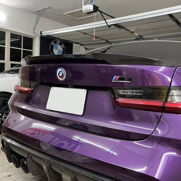 Карбоновий спойлер на BMW 3 G20 2018- M4 Style 429472 фото