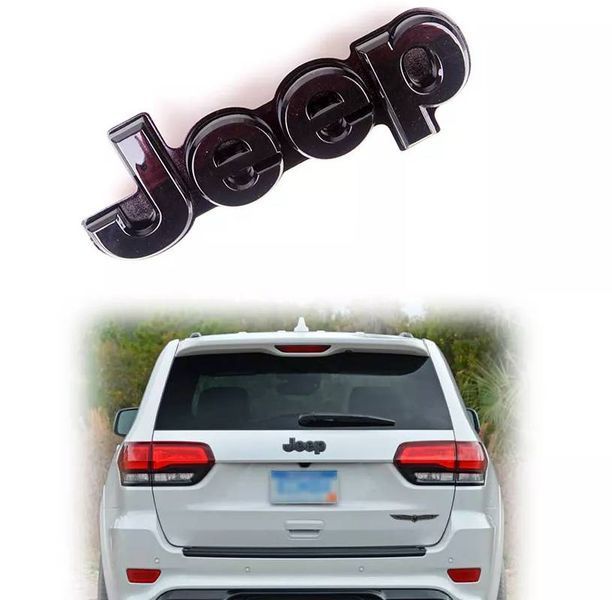 Автологотип эмблема Jeep Grand Cherokee 2013-2021 черный глянец 185x62мм на крышку багажника 5UY60DX8AA 354100 фото