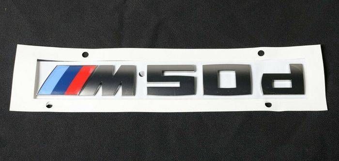 Эмблема надпись M50D оригинал BMW 51148092662 423655 фото Эмблема надпись M50D оригинал BMW 51148092662 423655 фото