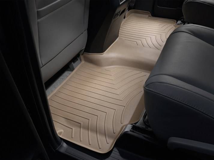 3D коврики для Toyota Sequoia 2007- бежевые задние WeatherTech 450934 46909 фото
