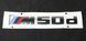 Эмблема надпись M50D оригинал BMW 51148092662 423655 фото 3