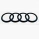 Автологотип емблема чорні кільця Audi Q3 8U 2012-2018 Black Edition на кришку багажника 232922 фото 7