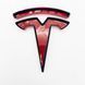 Накладки на эмблеми Tesla Model S 2016-2020 перед і зад Красний 418355 фото 12
