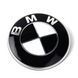 Автологотип емблема BMW чорно-білий 2 направляючі 82мм 408032 фото 1