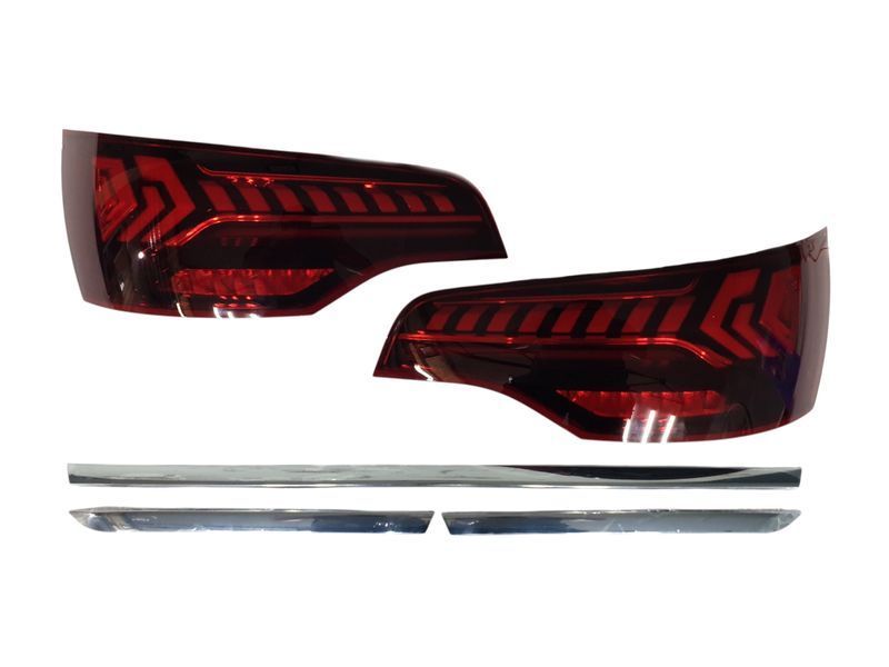 Задние фонари Led (Red) на Audi Q7 4L 2005-2015 года 522804 фото