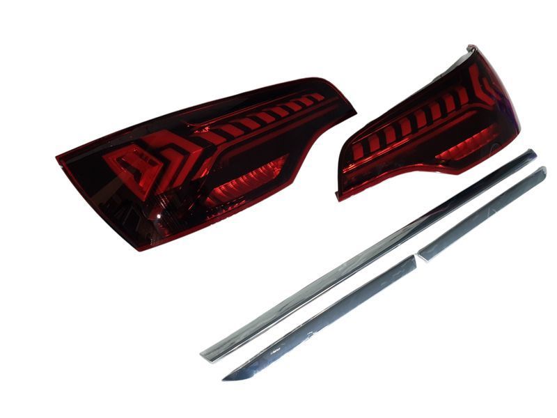 Задние фонари Led (Red) на Audi Q7 4L 2005-2015 года 522804 фото