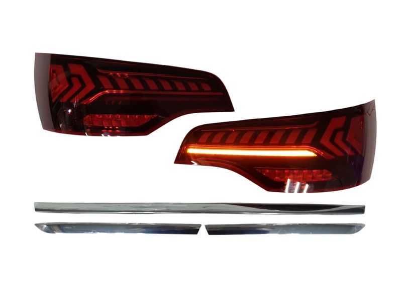 Задние фонари Led (Red) на Audi Q7 4L 2005-2015 года 522804 фото