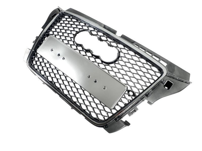 Решетка радиатора на Audi A3 2008-2012 в стиле RS3 Silver Chrome 430234 фото Решетка радиатора на Audi A3 2008-2012 в стиле RS3 Silver Chrome 430234 фото