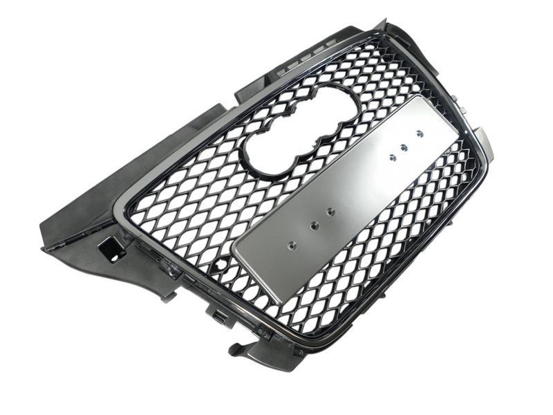 Решетка радиатора на Audi A3 2008-2012 в стиле RS3 Silver Chrome 430234 фото Решетка радиатора на Audi A3 2008-2012 в стиле RS3 Silver Chrome 430234 фото
