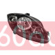 Фара передняя Seat Leon 2009-2012 правая H7/H1, эл. рег., черная рамка Depo 445-1125R-LDEM2