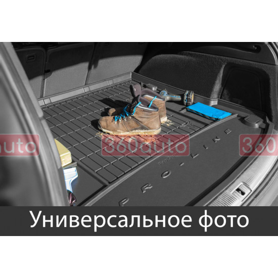 Килимок у багажник для Skoda Octavia A7 2013-2019 Wagon з нішею справа Frogum ProLine 3D TM404298