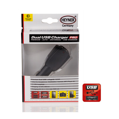 Зарядний USB пристрій Heyner Dual USB Charger PRO 511 600 