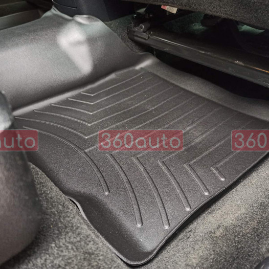 3D килимки для Ford Explorer 2011-2019 чорні задні Bench Seating WeatherTech 443592
