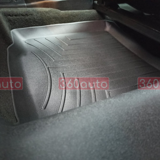 3D коврики для Ford Explorer 2011-2019 черные задние Bench Seating WeatherTech 443592