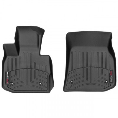3D килимки для BMW X3 G01, X4 G02 2017- чорні передні WeatherTech 4412731