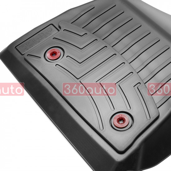 3D коврики для BMW X3 G01, X4 G02 2017- черные передние WeatherTech 4412731