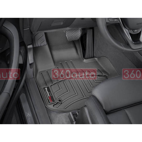3D коврики для BMW X3 G01, X4 G02 2017- черные передние WeatherTech 4412731