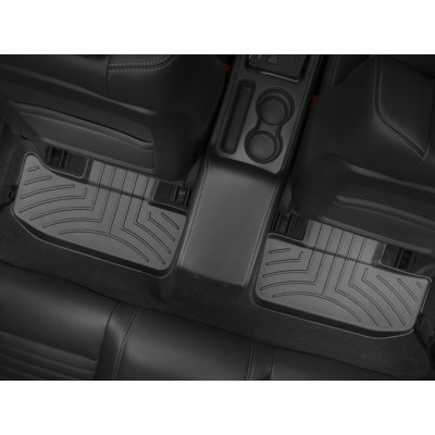 3D коврики для Dodge Challenger 2011- черные задние WeatherTech 443862