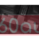 3D коврики для Dodge Challenger 2011- черные задние WeatherTech 443862