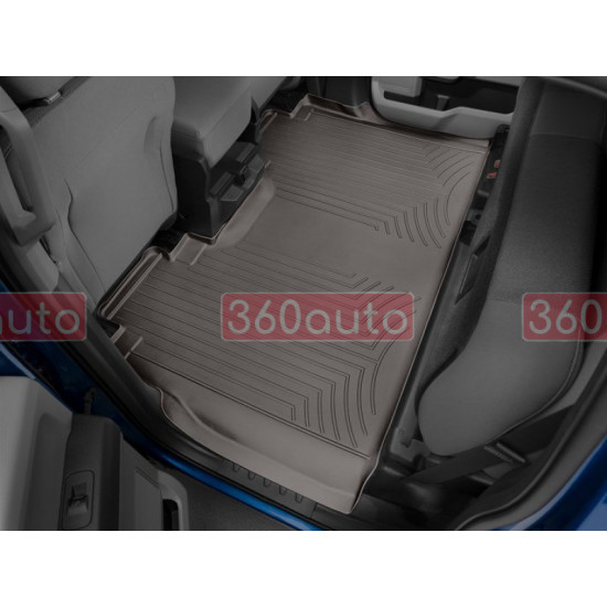 3D коврики для Ford F-150 2014-2020, 2021- SuperCrew какао задние Bench Seating WeatherTech 476974