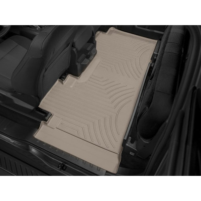 3D коврики для Ford F-150 2014-2020, 2021- SuperCab бежевые задние Bench Seating WeatherTech 456975