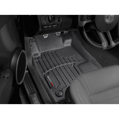 3D килимки для Ford Mustang 2012-2014 чорні передні WeatherTech 444681