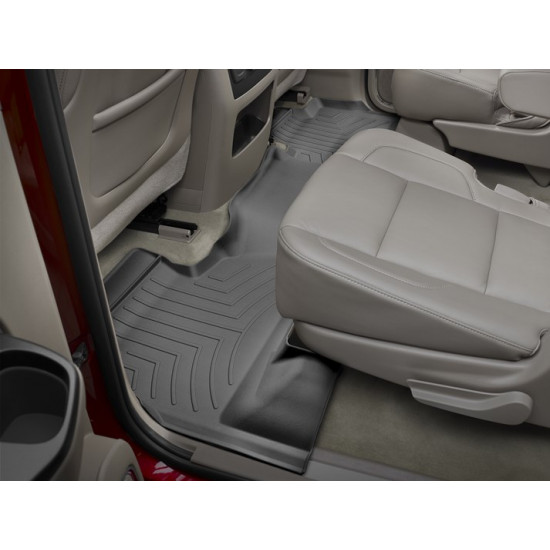 3D килимки для Kia Soul EV 2015- electro чорні задні WeatherTech 4411162