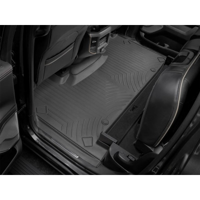 3D килимки для Dodge Ram 2019- Crew Cab з коробом чорні задні WeatherTech 4414283