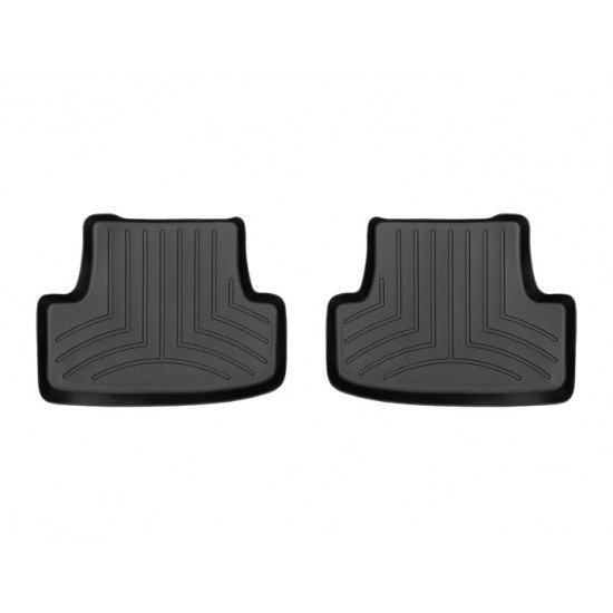 3D килимки для Volkswagen T-Roc 2019- чорні задні WeatherTech 449896