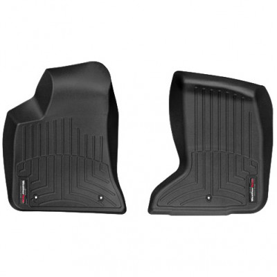 3D килимки для Chrysler 300, Dodge Charger, Challenger 2011-2023 AWD чорні передні WeatherTech 444251