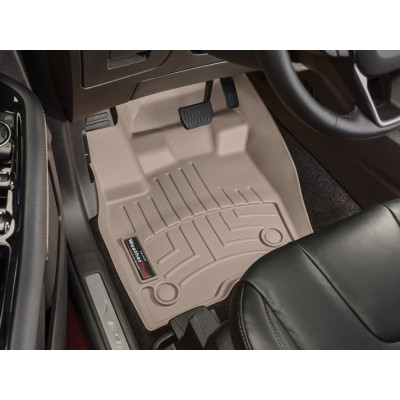 3D килимки для Ford Edge, Lincoln MKX 2015- бежеві передні WeatherTech 458451