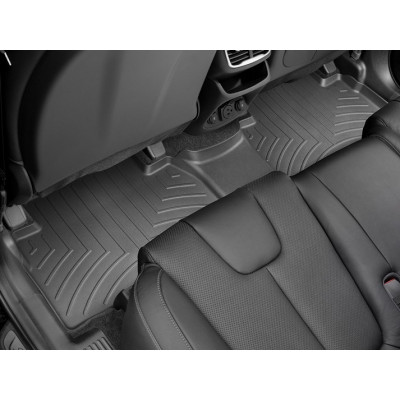 3D килимки для Hyundai Santa Fe 2018- чорні задні WeatherTech 4414852