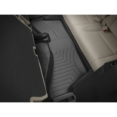 3D килимки для Acura MDX 2014- чорні 3 ряд Bench Seats WeatherTech 445763