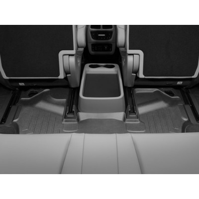 3D килимки для Honda Pilot 2015- 7 місць чорні 3 ряд WeatherTech 448394