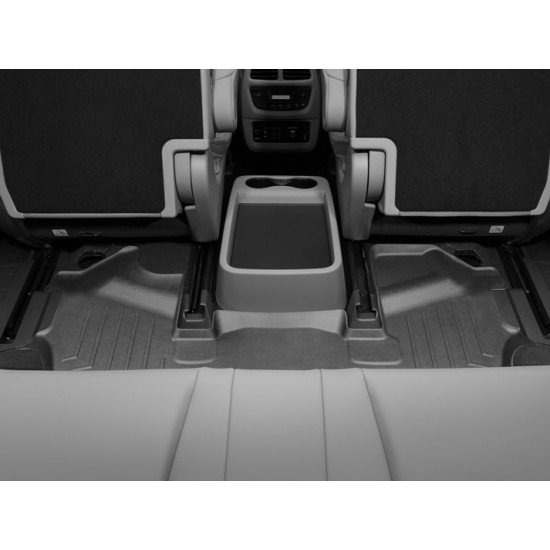 3D килимки для Honda Pilot 2015- 7 місць чорні 3 ряд WeatherTech 448394
