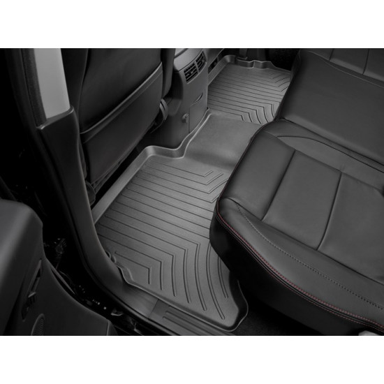 3D коврики для Nissan Titan 2003-2015 Double Cab черные задние WeatherTech 440192