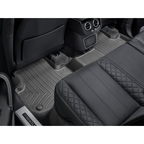 3D коврики для Bentley Bentayga 2016- черные задние WeatherTech 448874