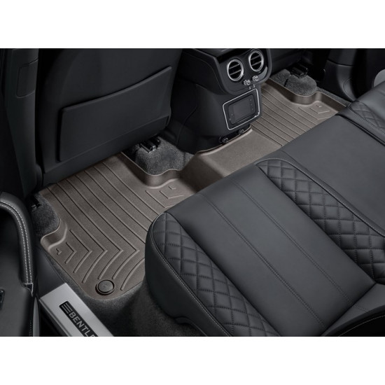 3D килимки для Bentley Bentayga 2016- какао задні WeatherTech 478874