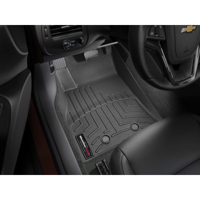 3D килимки для Chevrolet Volt 2011-2015 чорні передні WeatherTech 445271