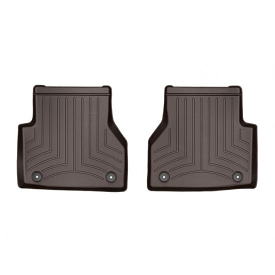 3D килимки для Audi A6 C8, A7 2018- какао задні WeatherTech 4715112