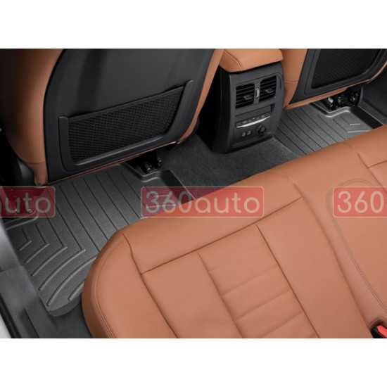 3D коврики для BMW 3 G20, G21, 4 G26 2018- Sedan черные задние WeatherTech 4415302