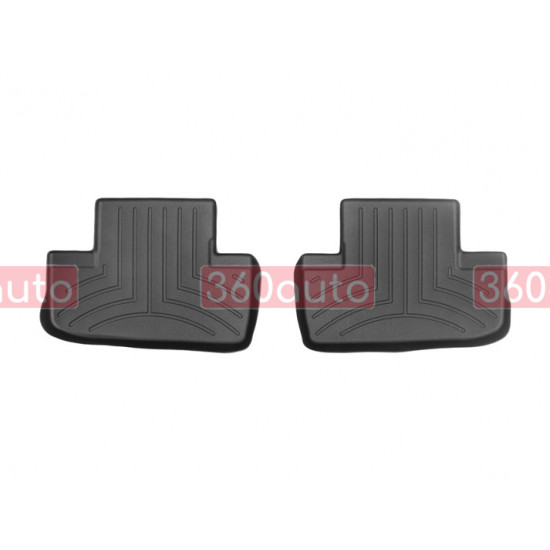 3D килимки для Lexus RC 2014- чорні задні WeatherTech 448222