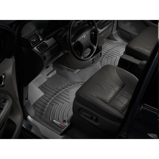 3D килимки для Honda Odyssey 2005-2010 чорні передні WeatherTech 443171