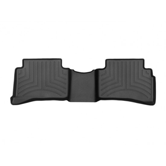 3D килимки для Kia Sportage 2015- чорні задні кліпси WeatherTech 448163